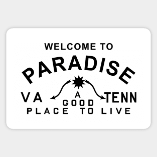 Paradise CVB black text Sticker